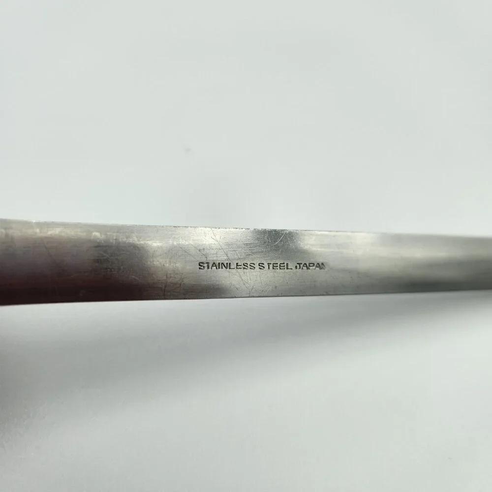 Vintage Mid Century Modern Stainless Steel Salad Serving Fork Spoon‎ Japan